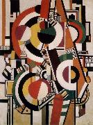 Fernard Leger Round dish oil painting